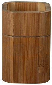 Set de accesorii de baie maro din bambus Serro – Wenko