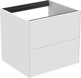 Dulap baza suspendat Ideal Standard Atelier Conca alb mat 2 sertare 60 cm