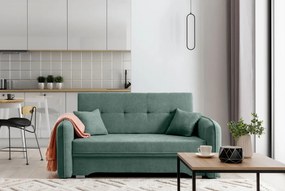 OFERTA Canapea extensibila 2 locuri LAINE, verde II. calitate