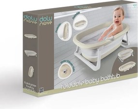 Cadă pliabilă pentru copii Dolu, bej, 20,5 x 75,5x 46,5 cm