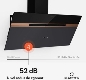 Klarstein Alina hotă de bucătărie | 90 cm | 689 m³/h | Silențioasă | EEK A++