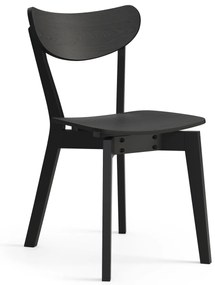 MAZZONI EXPORT ROXY Negru - SCAUN DE LEMN PENTRU SALON SUFRAGERIE BUCĂTĂRIE RETRO