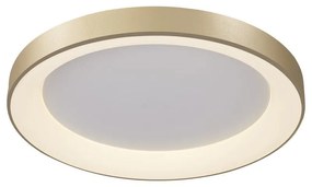 Plafoniera LED cu telecomanda design circular NISEKO II Gold 78cm