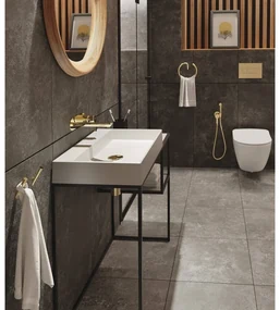 Lavoar pe blat Deante Correo alb 40x60cm