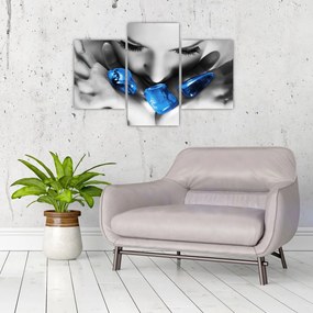 Tablou cu portretul femeii cu pietre (90x60 cm)