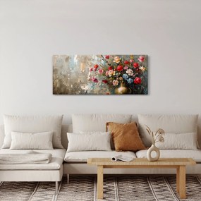 Tablou - Vaza de flori (120x50 cm)