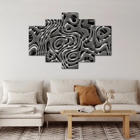 Tablou - Abstractizare metalică (150x105 cm)