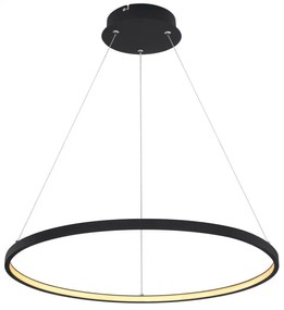 Lustra LED suspendata design modern circular RALPH 29W negru