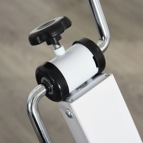 bicicleta fitness, cu pedale, reglabila, cu 6 niveluri, HOMCOM Pedale Picioare si Brate Manual | Aosom Romania