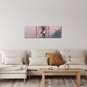 Tablou - Natura vie (cu ceas) (90x30 cm)