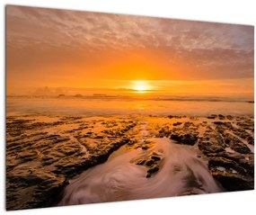 Tablou cu apus de soare (90x60 cm)