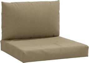 vidaXL Perne de paleți, 2 buc., melanj gri taupe, material textil