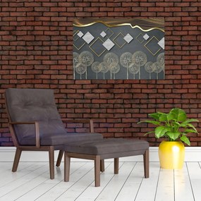 Tablou cu abstracție (90x60 cm)