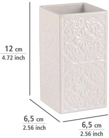 Set de accesorii de baie alb din ceramică Cordoba – Wenko