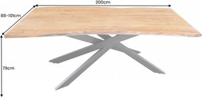 Masa design industrial vintage Mammut 200cm, salcam