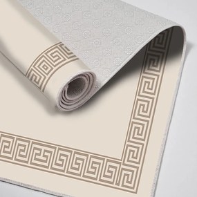 Covorașe de baie maro deschis 2 buc. 60x100 cm – Foutastic