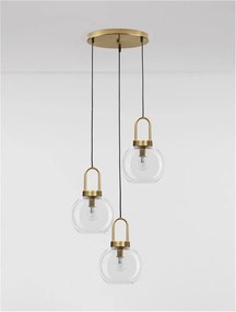 Lustra cu 3 pendule design modern IRVINE