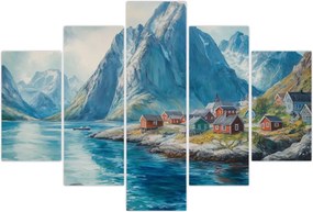 Tablou - Sat norvegian (150x105 cm)