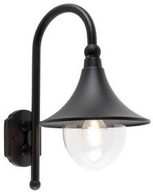 Smart buiten wandlamp zwart IP44 incl. LED - Daphne