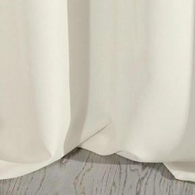 Draperii monocrome crem cercuri 140 x 250 cm