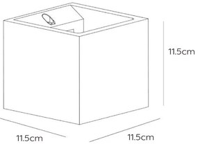 Lucide 35208/01/41 - Aplica perete GIPSY 1xG9/25W/230V gri