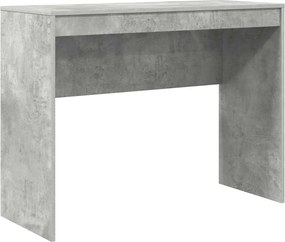 vidaXL Birou Gri din beton 100 x 40 x 76 cm