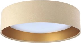Plafonieră LED GALAXY, 24W/230V, bej/auriu