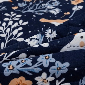 Cuvertura de pat DENIM BIRDS, albastru Dimensiune: 170 x 210 cm