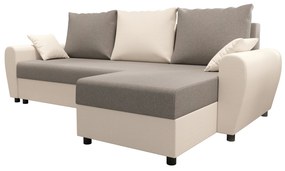 Colțar Fleur L (crem + Gri) (D). 1057064