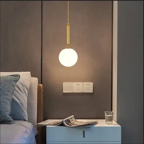 Lustra Pendul Sticla, Elit's, ZM ONE LUX , Gold