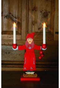 Decorațiune luminoasă de Crăciun roșie Sundborn – Star Trading