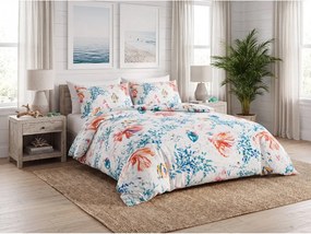 Lenjerie de pat din bumbac CORALIS colorata Dimensiune lenjerie de pat: 70 x 80 cm | 140 x 200 cm