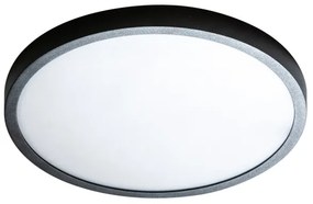 Plafonieră LED MALTA LED/24W/230V d. 30 cm neagră Azzardo AZ4243