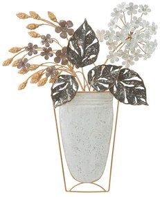 Decorațiune de perete din metal 45,5x53 cm Floral – Mauro Ferretti