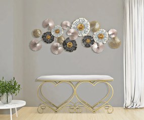 Mauro Ferretti Bancă Heart Crem, Dimensiuni: 105X37,5X51,5 cm. | Aosom Romania