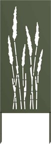 vidaXL Ecran de intimitate pentru grădină Olivengrønn 50 x 140 cm