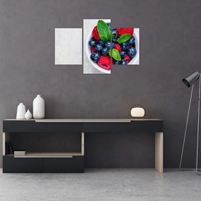 Tablou - bol cu fructe de pădure (90x60 cm)