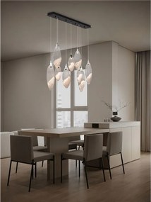 Lustra LED suspendata design decorativ SERIQ L-120cm