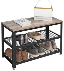 Pantofar DAVOR maro/negru