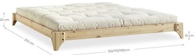 Pat matrimonial din lemn masiv de pin cu somieră 160x200 cm Elan – Karup Design