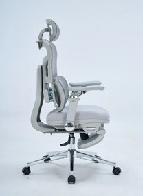 RESIGILAT- DeluxStar T9 FOAM Premium – Scaun ergonomic, Cotiere 6D, Suport Lombar Adaptiv, Spătar Reglabil pe Înaltime în 5 pozitii, Mecanism Înclinare/Blocare, Șezut buretat, Gri
