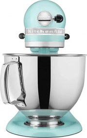Mixer planetar KitchenAid Artisan Elegance 5KSM125EMI, 300 W, 4,8 l, transmisie directă, 10 viteze, turcoaz