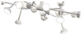 Plafoniera, Lustra aplicata LED design modern ADN alb Small