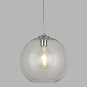 Lustra / Pendul design modern 35cm Balls crom / clar 1635CL SRT