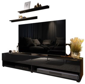 Mobilier living Berny 33 (negru + negru lucios). 1036093