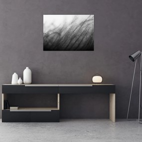 Tablou pe sticlă - Iarba în vânt (70x50 cm)