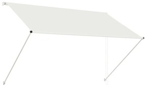 vidaXL Copertină retractabilă, crem, 200 x 150 cm