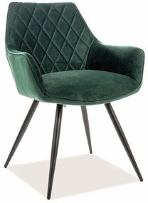 Scaun de sufragerie Liana (verde + Negru). 1050416
