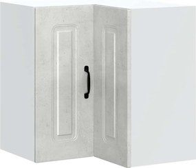 vidaXL Dulap de colț de bucătărie „Kalmar” Lemn prelucrat gri beton