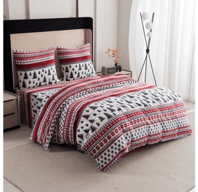 Lenjerie de pat din microfibra TWINKLE CHRISTMAS colorata Dimensiune lenjerie de pat: 2 buc 70 x 90 cm | 200 x 220 cm